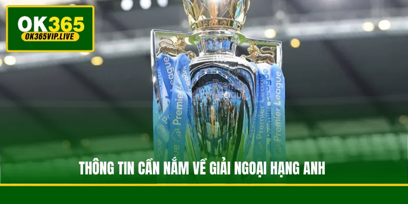 Giải Ngoại Hạng Anh - Đấu Trường Bóng Đá Khốc Liệt Hàng Đầu 2 Thông tin cần nắm về giải Ngoại hạng Anh