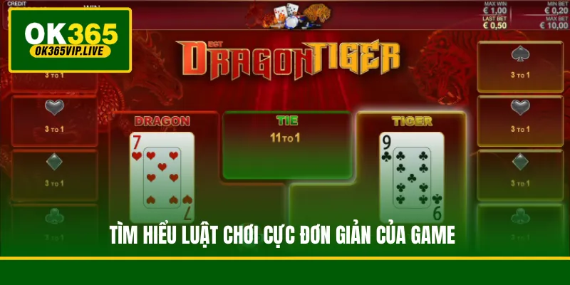 Rồng Hổ 3D - Trải Nghiệm Game Bài Đầy Kịch Tính Hấp Dẫn 3 Tìm hiểu luật chơi cực đơn giản của game