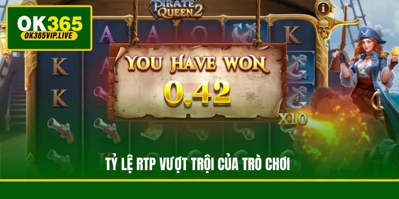 Nữ Hoàng Tiền Thưởng - Quay Hũ Săn Kho Báu Đại Dương 3 Tỷ lệ RTP vượt trội của trò chơi