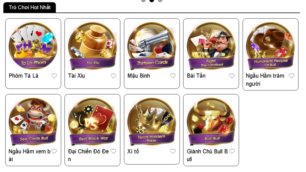 OK365 50 Một số tựa game bài quen thuộc với người Việt tại sảnh game bài OK365