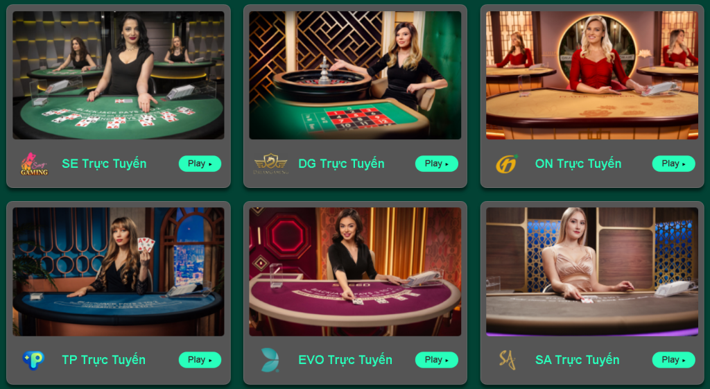 OK365 44 OK365 mở ra không gian sòng bài live casino siêu đỉnh với dàn Dealer quyến rũ